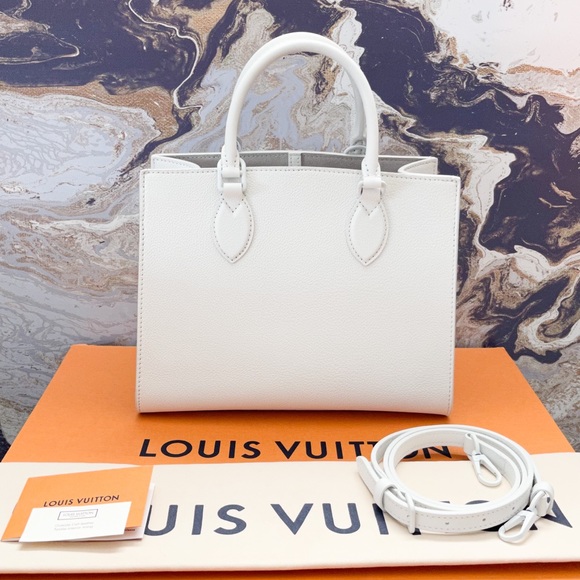 Louis Vuitton Lockme PM Soft White Calfskin Leather Tote - Picture 3 of 12